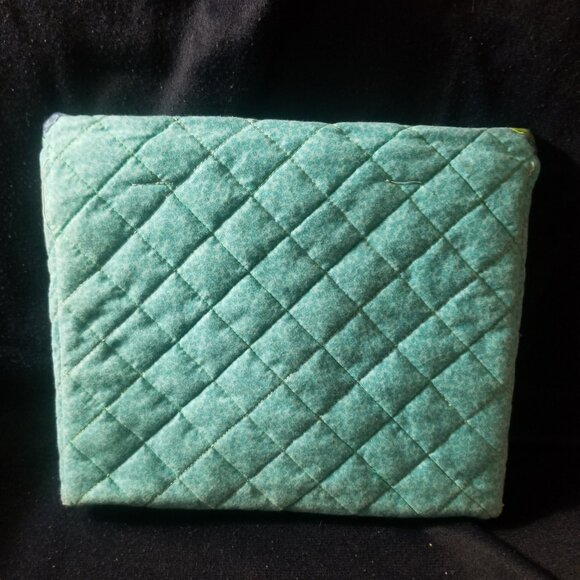 Quirky beauty- a homemade blue & green purse - Picture 5 of 12